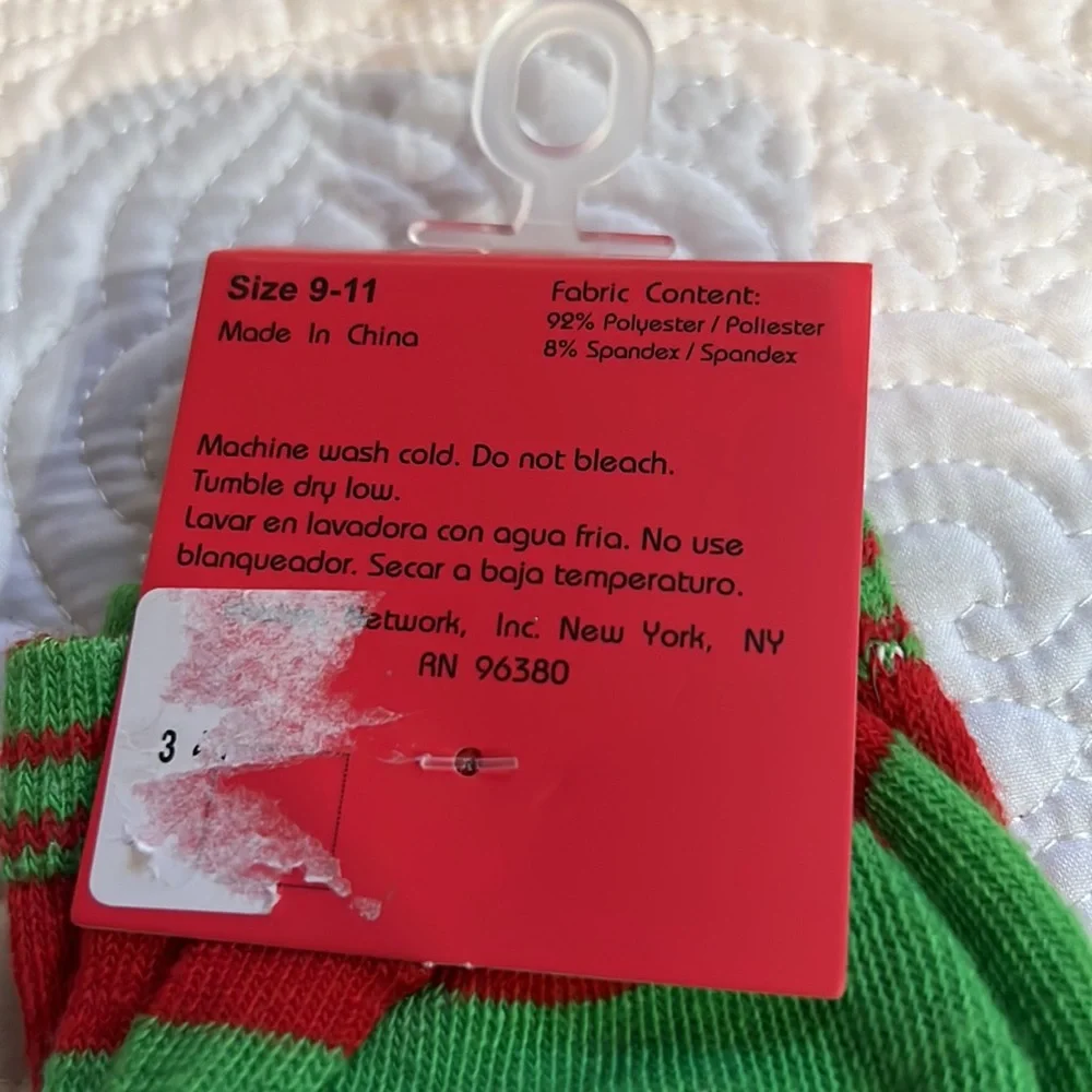 2‎ pair holiday socks, new